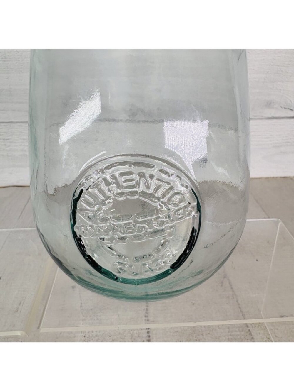 San Miguel Authentic 100% Recycled Glass Stemless 24oz Wine Water Glasses Set 4 - Picture 13 of 16